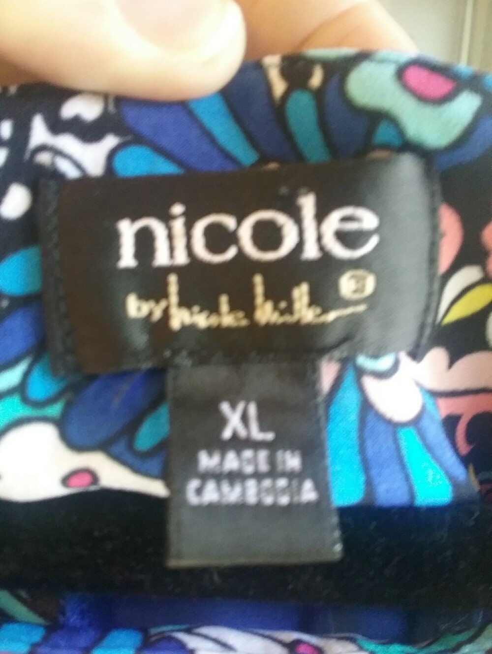 Nicole Miller Sleeveless  Medallion  Dress - XL - Picture 4 of 6